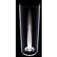 Skleněná svítící váza VÁLEC čirá, Ø 12 cm, v. 35 cm