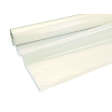 Dárkový balicí papír průhledný, voděodolný, lesklý, 0,80x40m, 40g, bílá