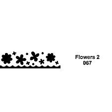 Lemovačka Fleurs krajka 5 cm kytičky