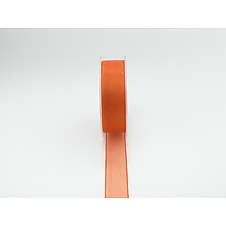 Stuha organzová s drátkem 6 cm/20 m, barva oranžová