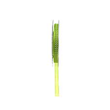 Stuha organzová s potiskem 0,7 cm/20 m, barva zelená, dekor puntíky