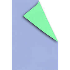 Dárkový balicí papír dvoubarevný 0,80x40m, 60g, aqua/lila