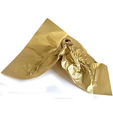 Dárkový balicí papír hedvábný archy 50x75 cm, 100 ks zlatá