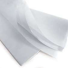 Dárkový balicí papír hedvábný v tubě archy 50x75 cm, 48 ks bílá