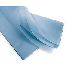 Dárkový balicí papír hedvábný v tubě archy 50x75 cm, 48 ks modrá