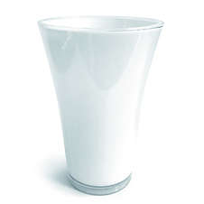 Váza FIZZY 27 cm bílá 