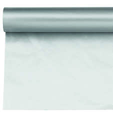 Dárkový papír voděodolný, metalický,0,80x40m, 50g, stříbrná