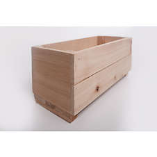 Dřevěná bedýnka z CEDRELY 35x15x15 cm