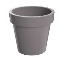 Plastový obal s obrubou hnědošedá 15,8 cm