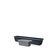 Plastový truhlík s podmiskou antracitová 40 cm
