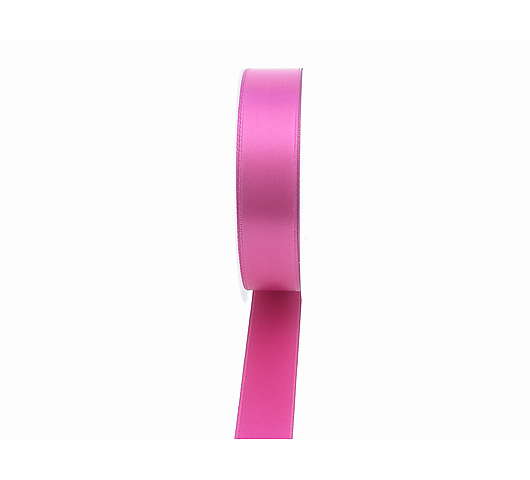 Stuha saténová 2,5 cm/25 m, pink