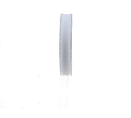 Stuha krajková 1 cm/25 m, Anmut bílá