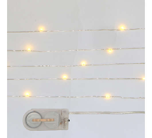 Dekorativní LED světla (20 ks,2m) řetěz, teplá bílá