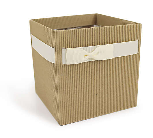 Krabička papírová SIMPLY velká přírodní/béžová
