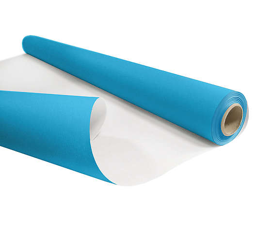 Dárkový balicí papír-bílý kraft 0,79x40m, 60g modrá 