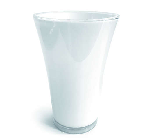Váza FIZZY 27 cm bílá 