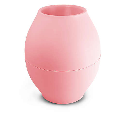 Váza zabraňující vylití vody DIABOLO pink 17,5 cm, Ø 15 cm