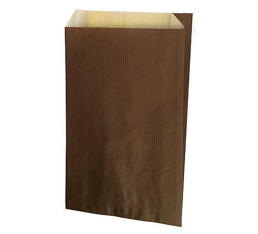 Papírový sáček hnědý kraft, L, 18x35 cm, hnědá