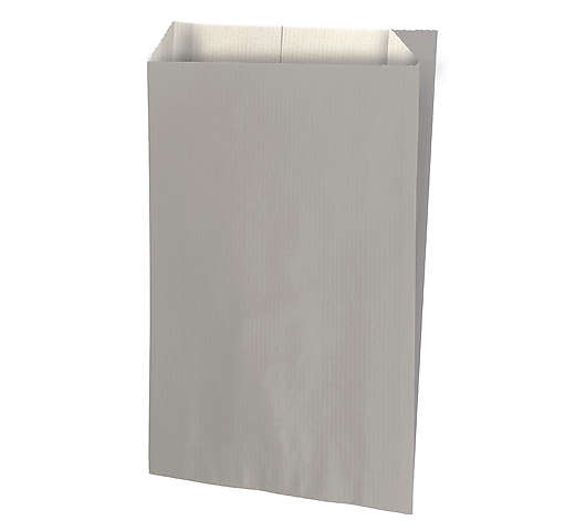 Papírový sáček bílý kraft, XXL,31x49 cm šedá